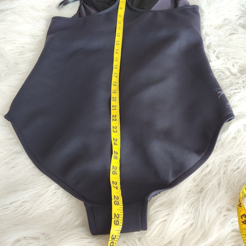 Magicsuit Black Racerback Zip Front One-Piece Swimsuit - Picture 6 of 12